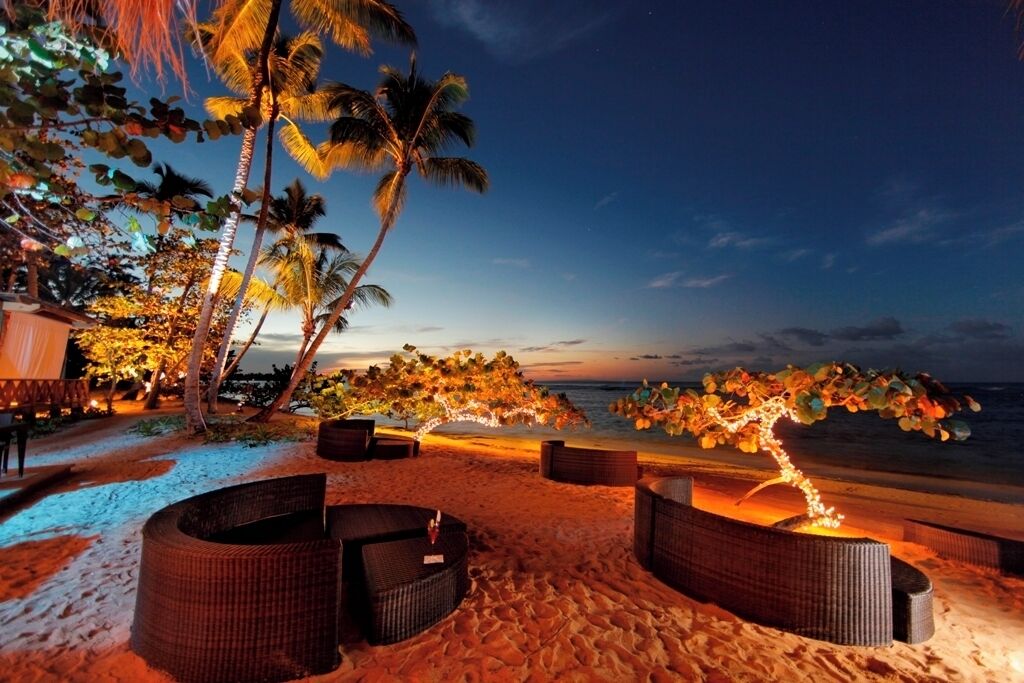 Solsenger og strandhåndklær