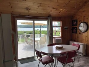 Dining - Lakefront Cottage on beautiful Miles Pond w/dock. (Concord)