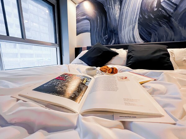 1 chambre, matelas mémoire de forme, fer et planche à repasser