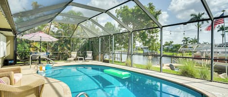 Beheizter Pool