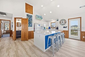 Fridge, microwave, oven, stovetop - Our Lighthouse | 1,068 ft. to the Beach | Private Pool, Hot Tub | Corolla (Corolla)