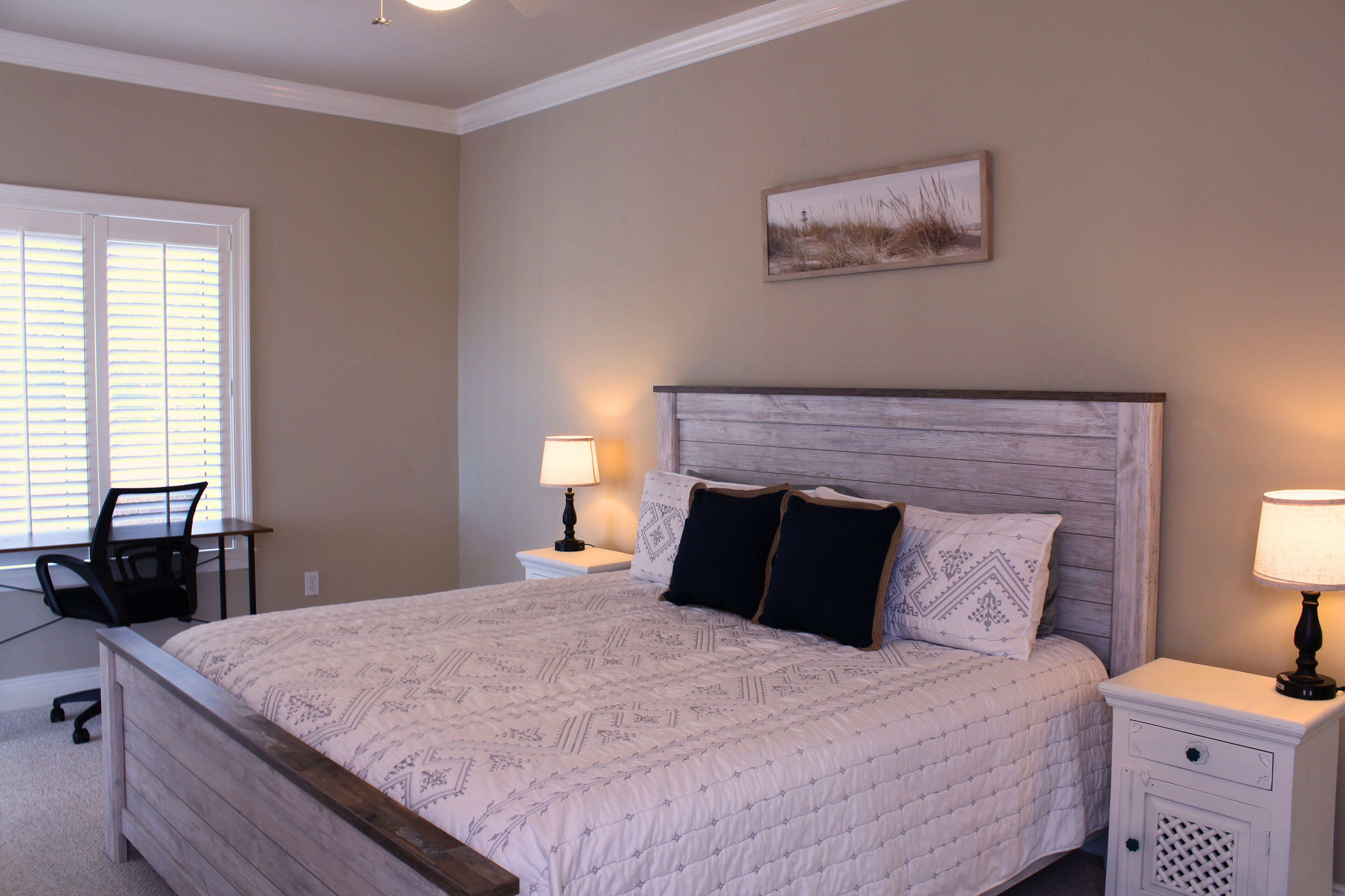 3 sovrum, skrivbord, strykjärn/strykbräda och gratis wi-fi