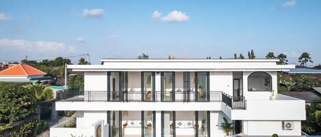 Fassade der Unterkunft