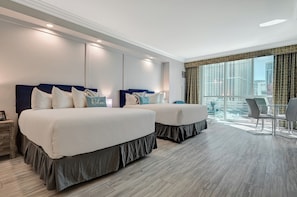 1 bedroom, Egyptian cotton sheets, premium bedding, down duvets