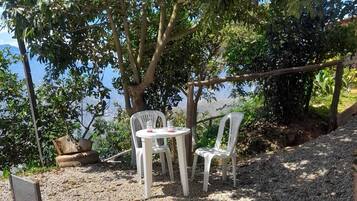 Outdoor wedding area