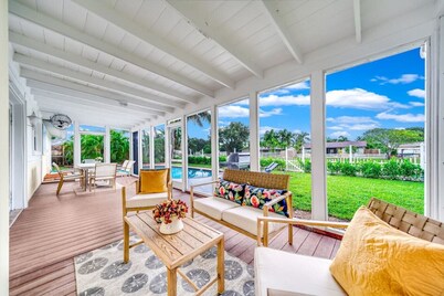 Waterfront BBQ Home | Heated Pool & Weekly Discounts!