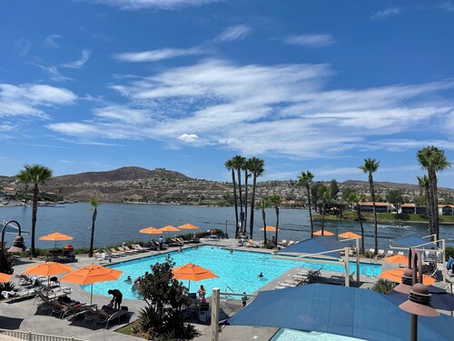 Unique location of Spacious ground floor 5 bedrooms 4 bath at Gated Canyon Lake 