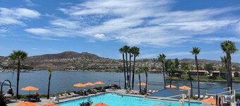 Unique location of Spacious ground floor 5 bedrooms 4 bath at Gated Canyon Lake 