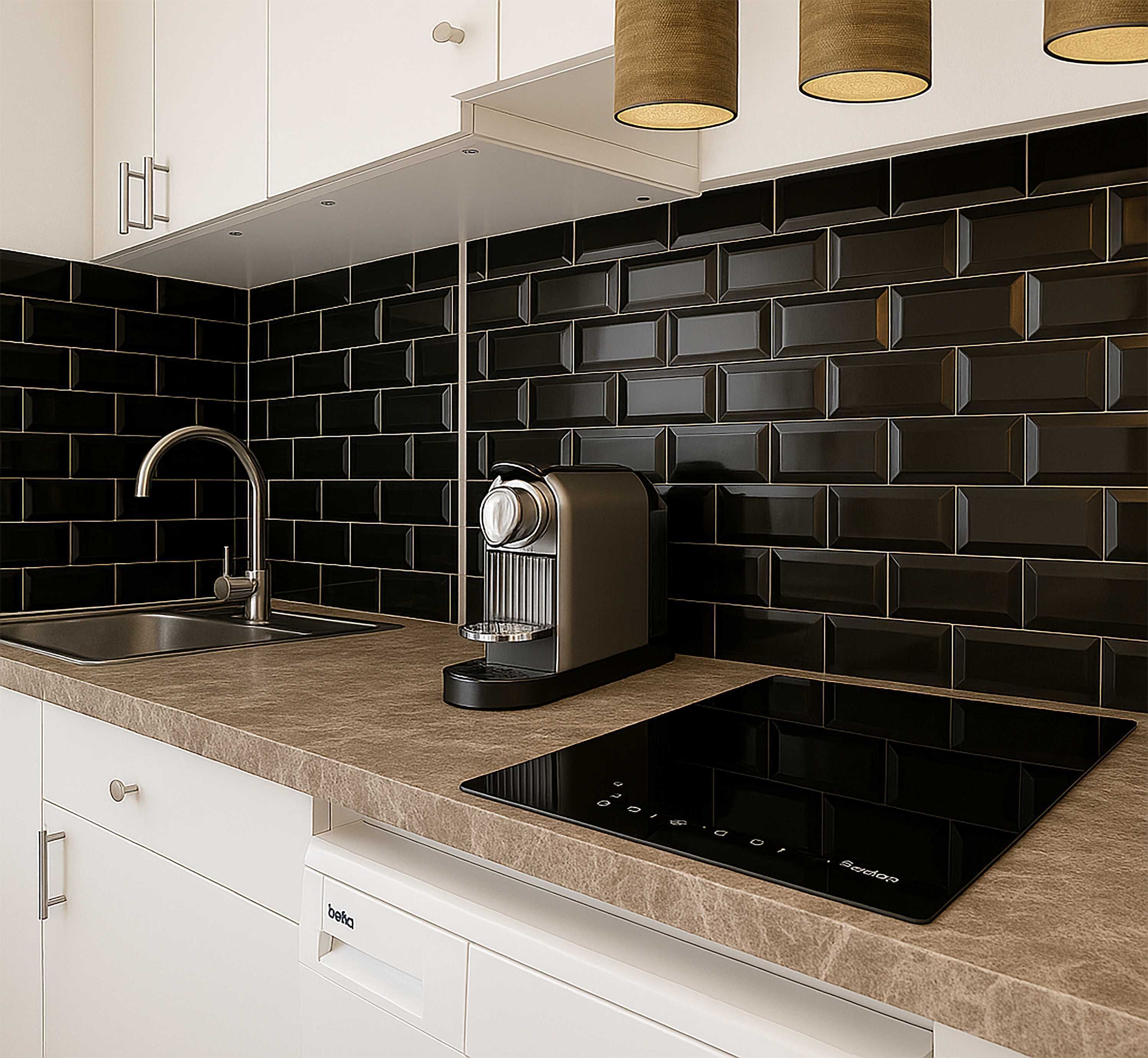 冷蔵庫、電子レンジ、コンロ、コーヒー / ティーメーカー