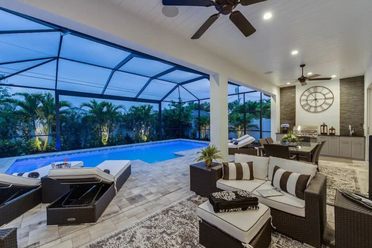 Et oppvarmet basseng