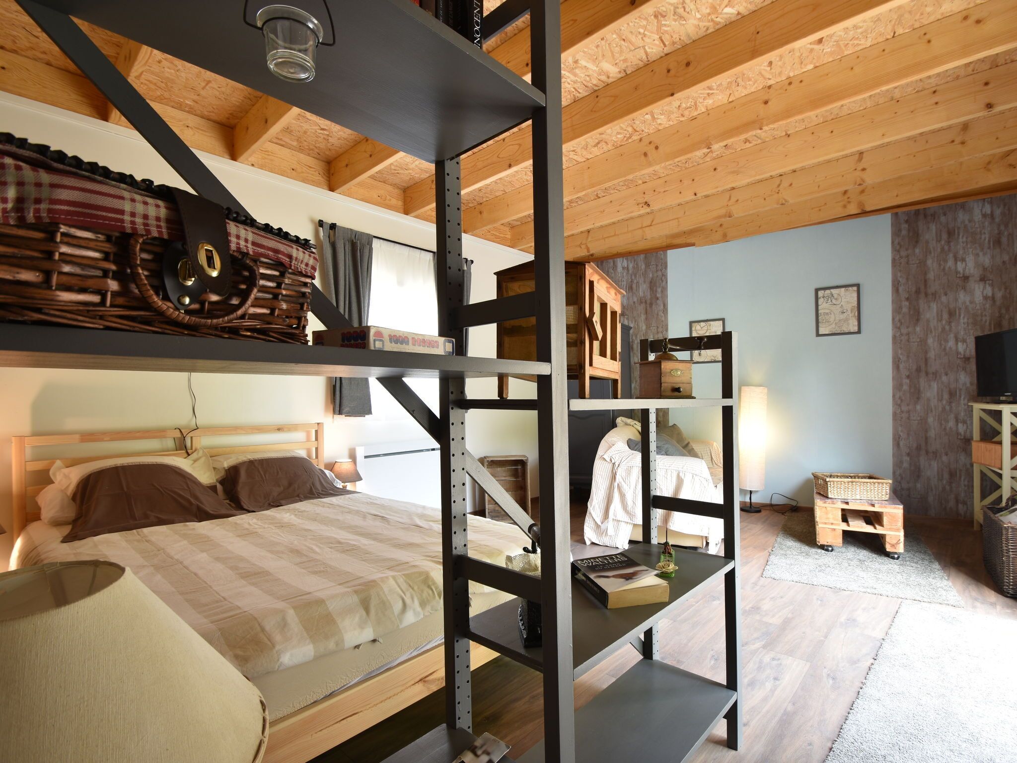2 habitaciones, tabla de planchar con plancha y wifi 