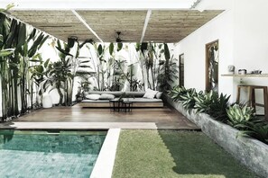 Living area - Villa Q - Contemporary Pool House (Seminyak)