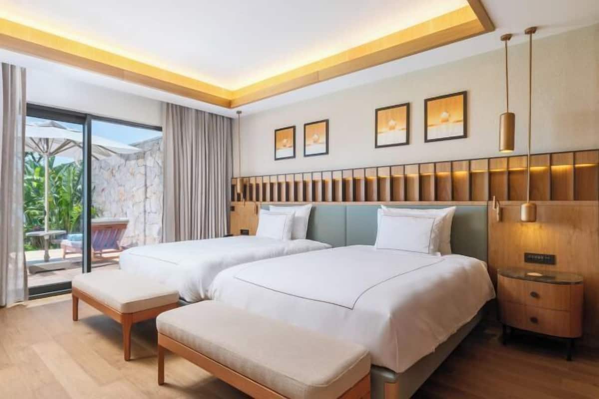 Hochwertige Bettwaren, kostenlose Minibar, Schreibtisch