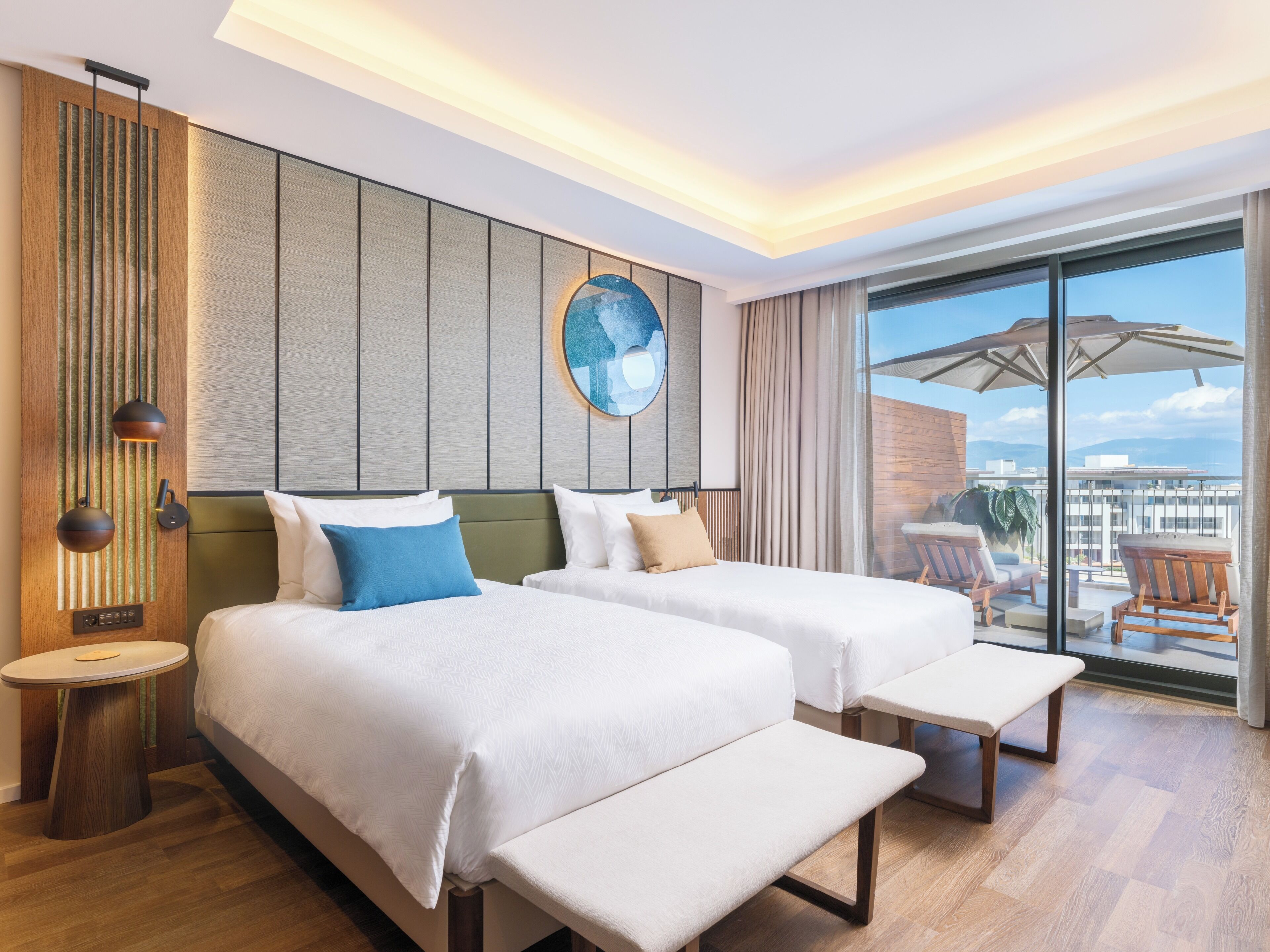 Penthouse Suite With 2 Bedrooms Sea View 2+1 Room (Family Zone)