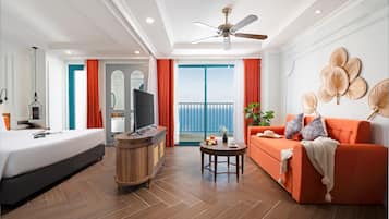 Premier Sea View with Balcony, Bathtub | 1 bedroom, minibar, desk, soundproofing