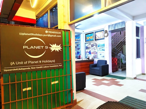 Interior entrance
