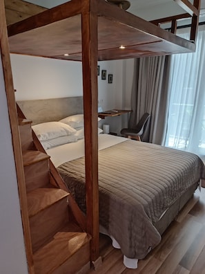 Standard Apartment, Balcony (Air Smart) | Premium bedding, pillowtop beds, in-room safe, individually decorated - Ulysses Apartments Acropolis (Athens)