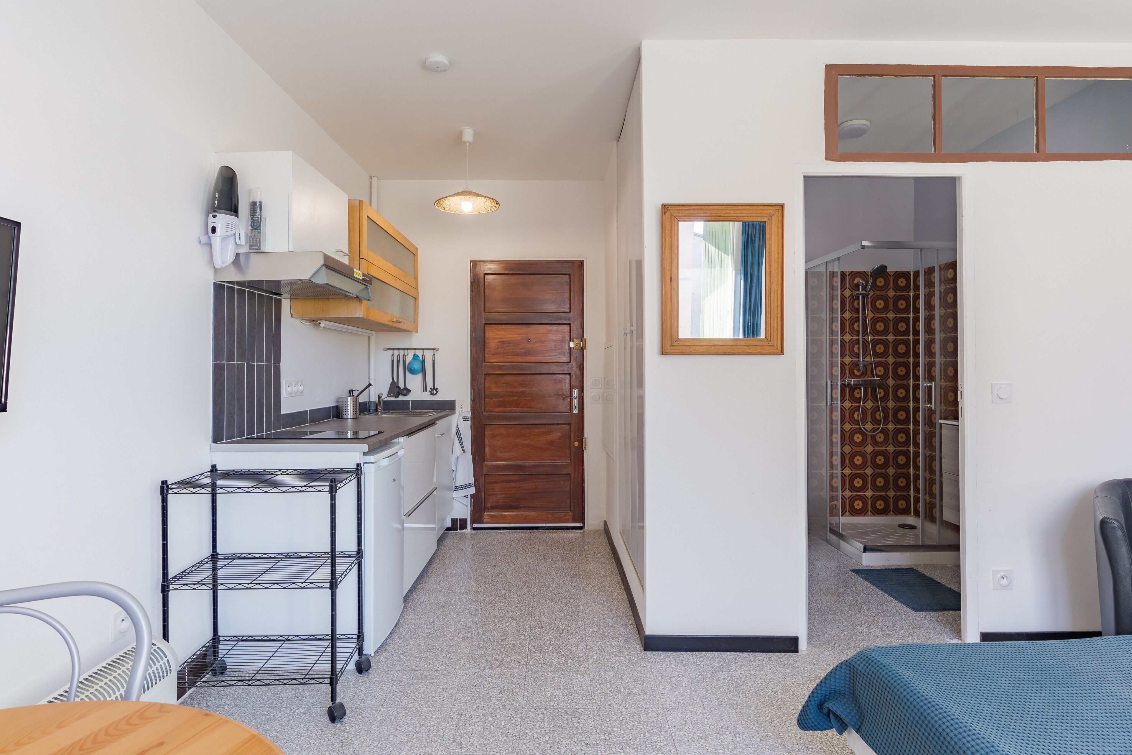 1 habitación y ropa de cama 