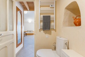 Shower, hair dryer - 3 - Coeur de village F2 - air-conditioned (Charleval)
