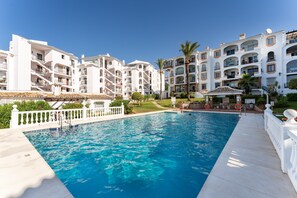 Pool - Apartment '210 Mijas Sea View Bahia Playa' with Sea Views, Wi-Fi and Air Conditioning. (Riviera del Sol)