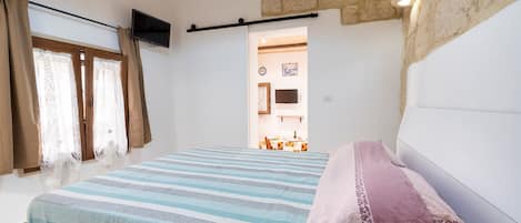 1 soveværelse, sengetøj