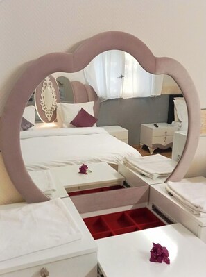 5 slaapkamers, beddengoed