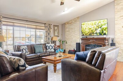 Mountains view house .