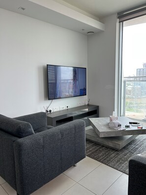 Leilighet, 2 queensize-senger | Oppholdsområde