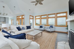 Smart TV, stereo - 1557 - Westover Sunset, Montery Shores Soundfront Home! (Corolla)