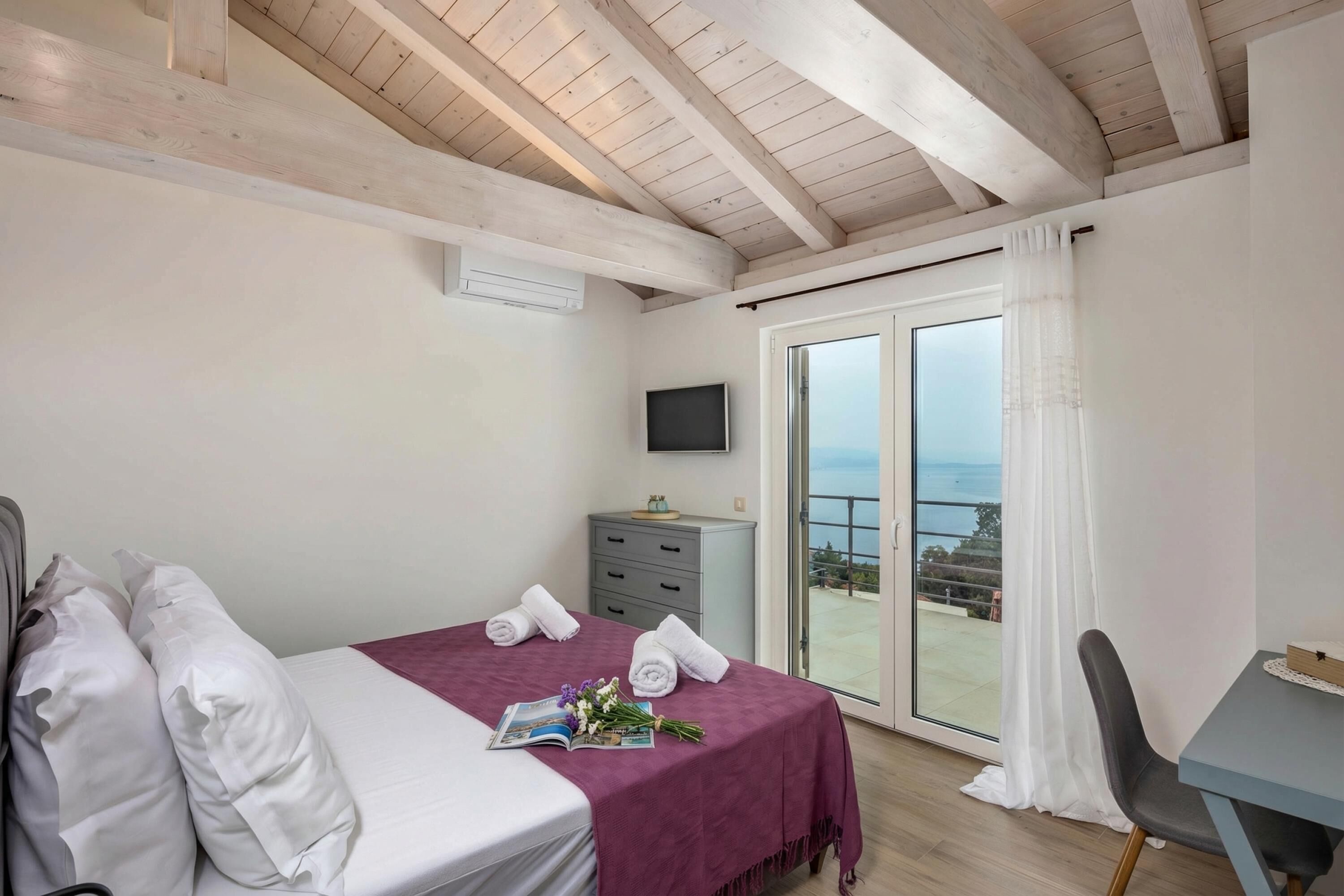 Family Villa, Multiple Bedrooms, Refrigerator & Microwave (Luxury Villa Dana Indoor Pool and) | 3 bedrooms, laptop workspace, bed sheets
