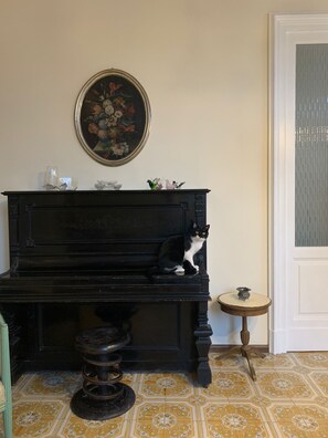 Televisión de pantalla plana de 32 pulgadas con canales por cable