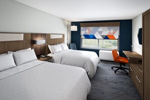 In-room safe, desk, laptop workspace, blackout drapes