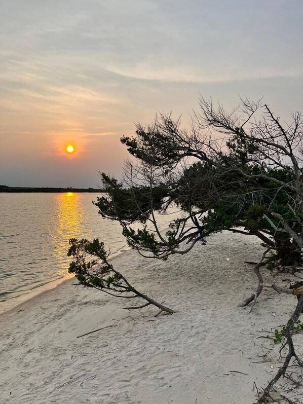 靠近海滩