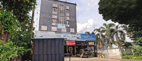 Overnatningsstedets facade