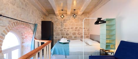 City Duplex | 1 bedroom, desk, laptop workspace, iron/ironing board