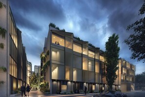 Fachada de la propiedad