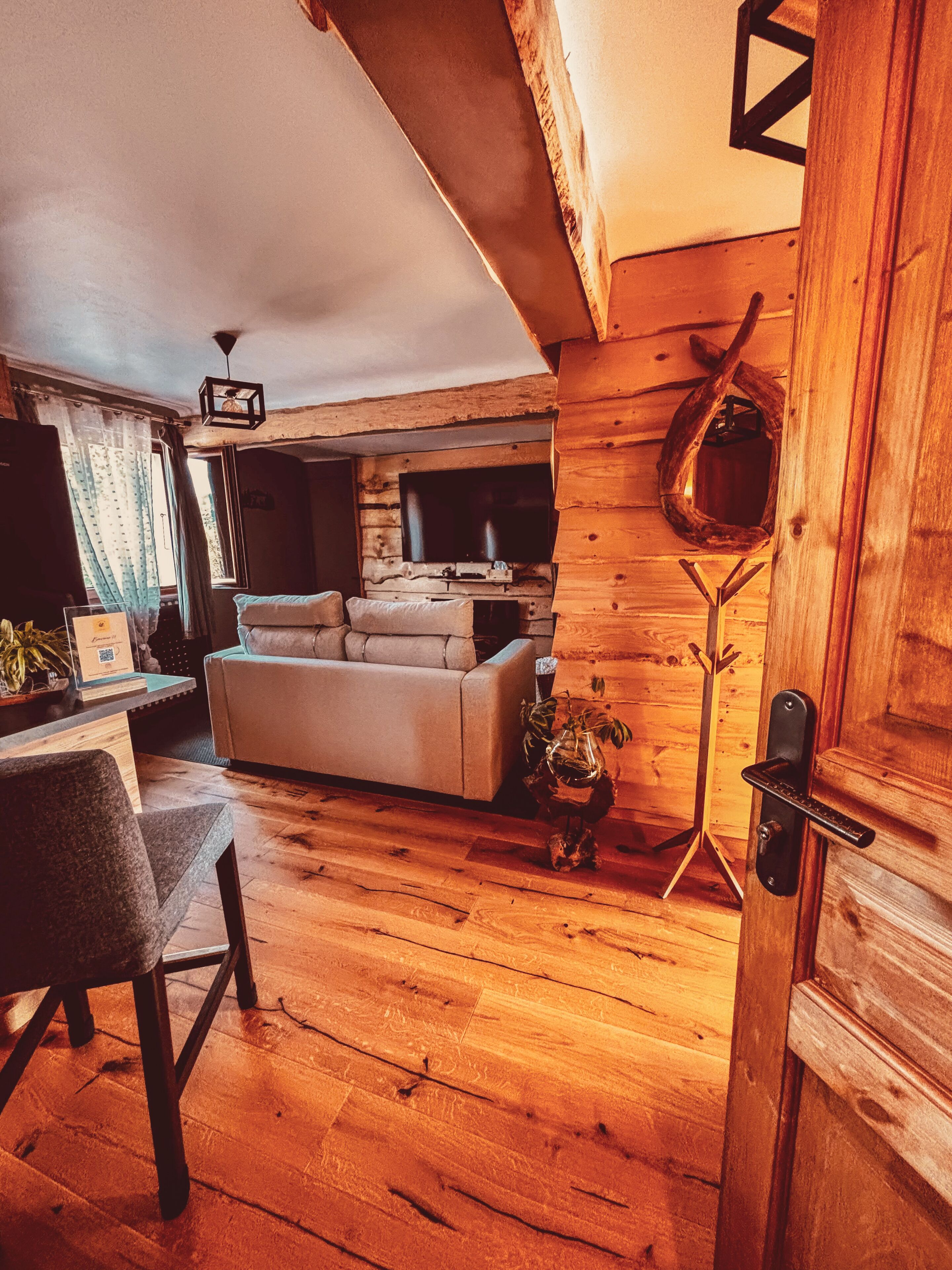 Fernseher, Kamin, Bücher