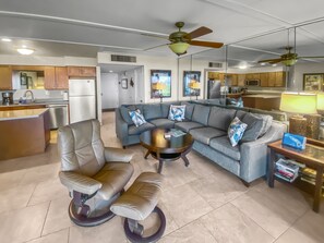 Condo, 1 Bedroom | Living area - Maalaea Surf #g-2 1 Bedroom Condo by RedAwning (Kihei)