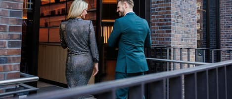 Se sirven almuerzos y cenas, cocina escandinava