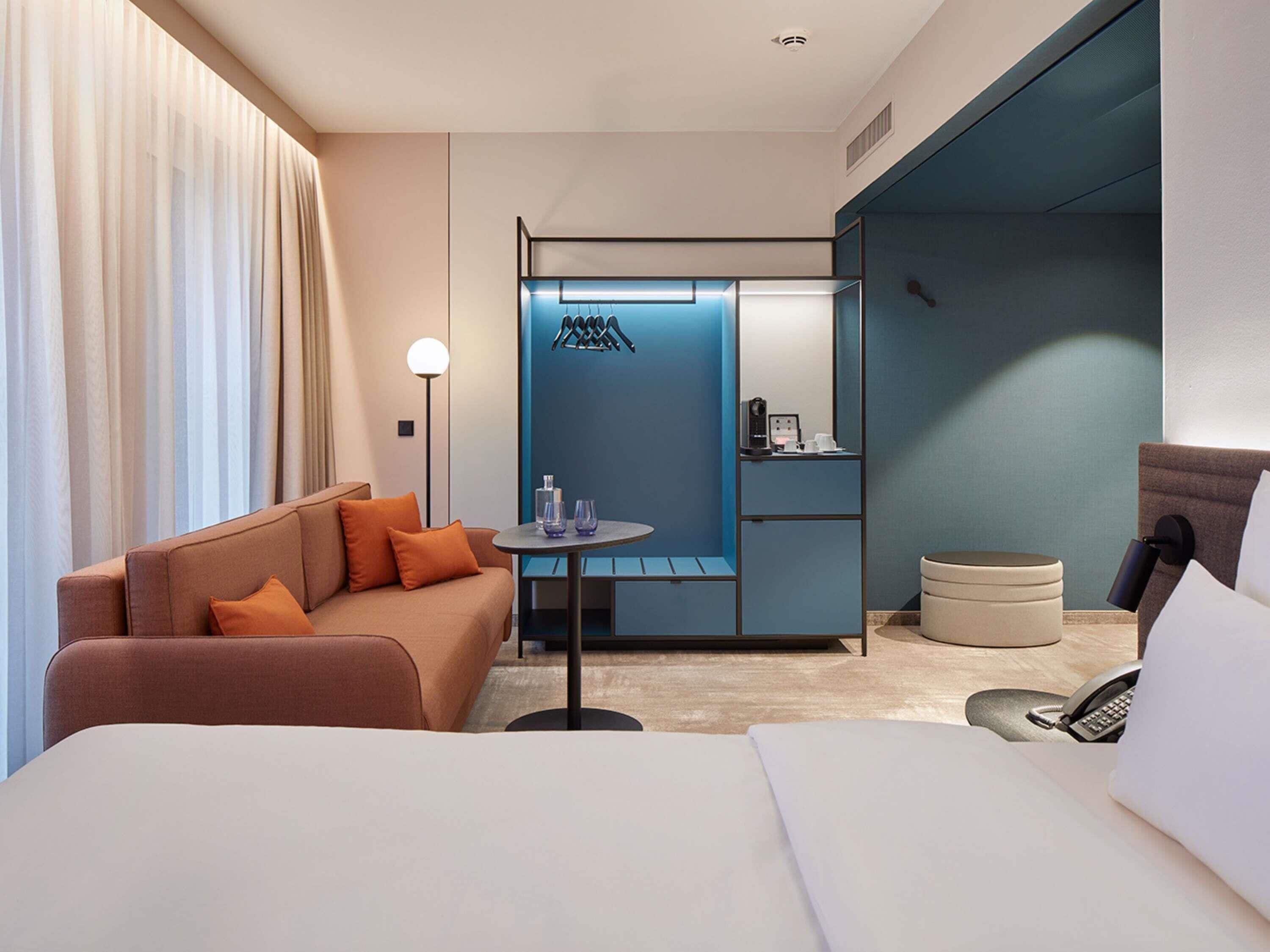 Hypo-allergenic bedding, pillow-top beds, minibar, in-room safe