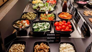 Daily buffet breakfast (EUR 28 per person)