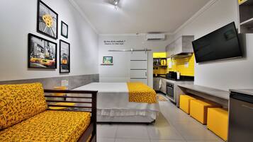 1 chambre, literie de qualité supérieure, matelas Select Comfort