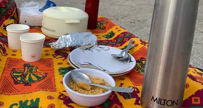 5 minutes to the jawai safari park. foods are organic and homely