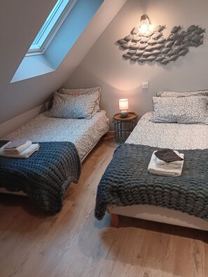 2 Schlafzimmer, Bügeleisen/Bügelbrett, kostenloses WLAN, Bettwäsche