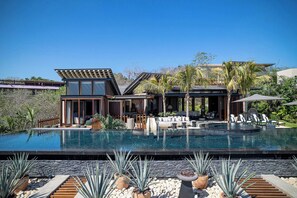 Outdoor pool, a heated pool - Casa Alum: 5BR Designer Villa + Private Pool & Chef (Punta Mita)