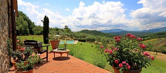 Romantic cottage with private pool and garden.