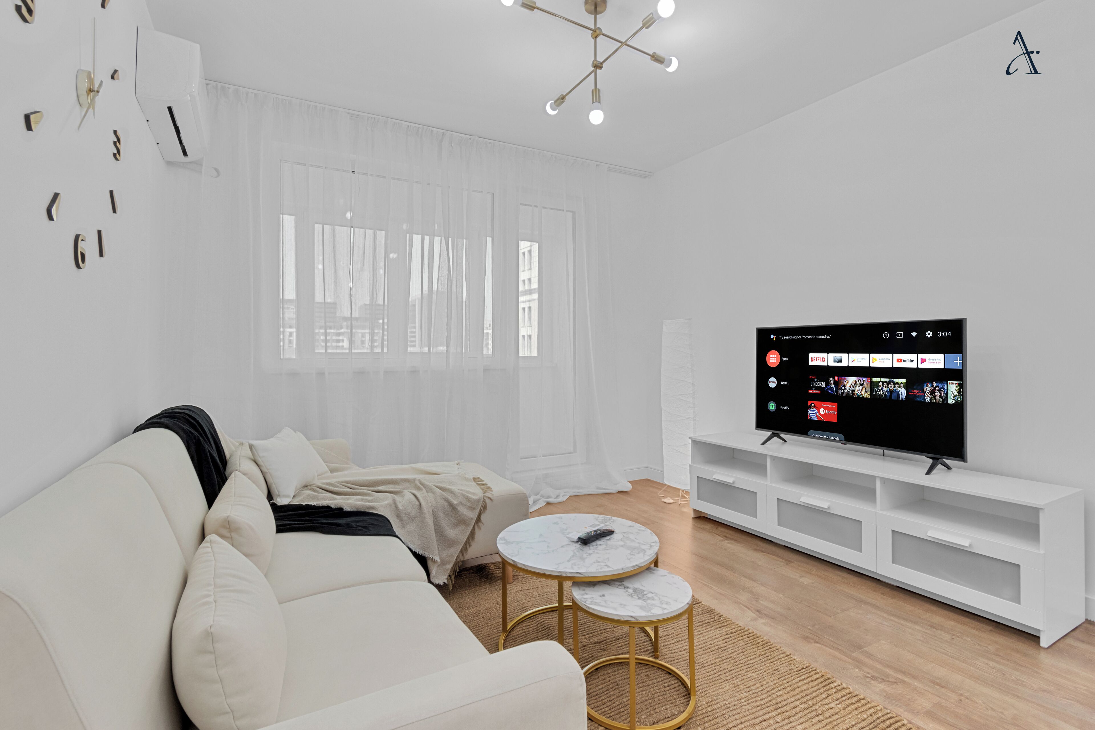 Apartemen Eksekutif | Area keluarga | Smart TV