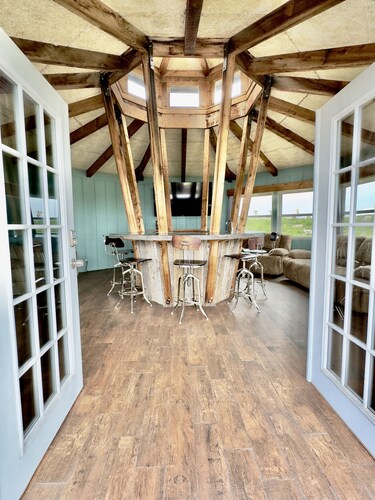 A Heated Pool With a View!