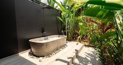 Jungle house and casita offering 4 bd/4ba w/ two pools, gym and ocean views