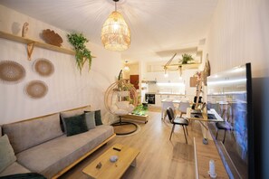 Appartement Élite | Literie de qualité supérieure, décoration personnalisée